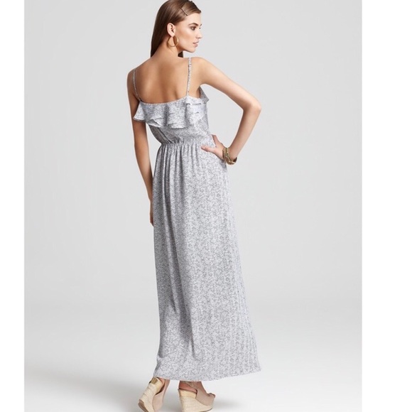 BCBG Maxi - Black and White Patterned Maxi Dress - Picture 4 of 5